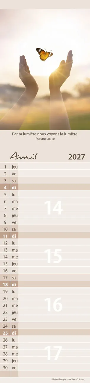 CALENDRIER EPT POUR TOUS - PAYSAGES