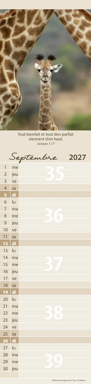 CALENDRIER EPT POUR VOUS - ANIMAUX