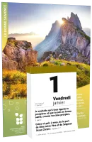 CALENDRIER BONNE SEMENCE FRANCAIS BLOC ET PLAQUE