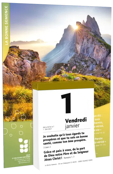 CALENDRIER BONNE SEMENCE FRANCAIS BLOC ET PLAQUE