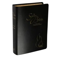 BIBLE NEG MACARTHUR SOUPLE FIBROCUIR TR. OR NOIR