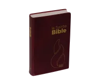 BIBLE NEG COMPACTE SOUPLE PVC GRENAT