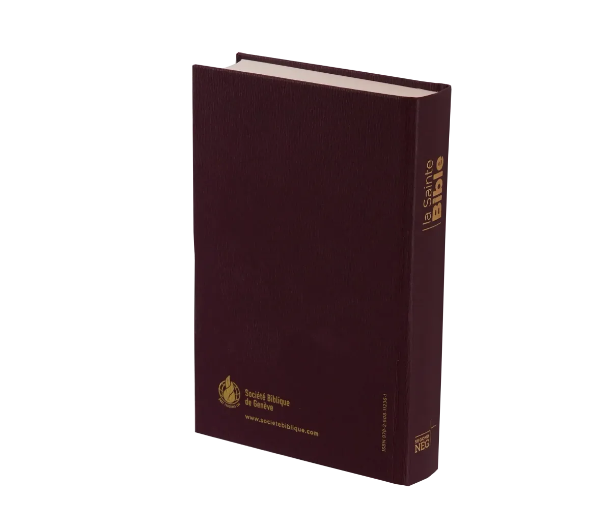 BIBLE NEG COMPACTE RIGIDE GRENAT