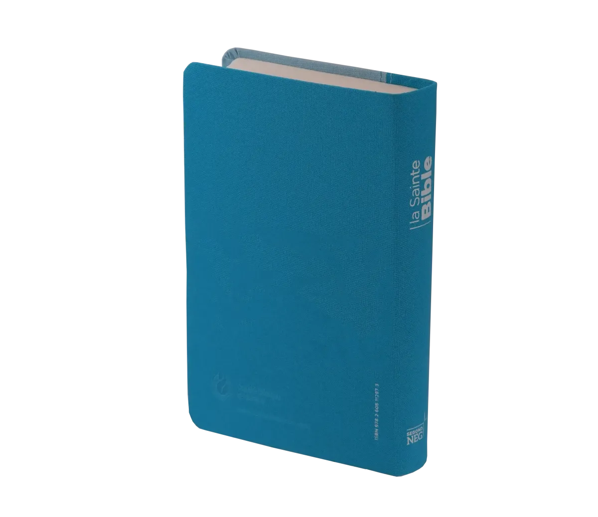 BIBLE NEG COMPACTE SOUPLE TOILE DUO BLEU LAGON BLEU CIEL