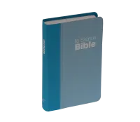 BIBLE NEG COMPACTE SOUPLE TOILE DUO BLEU LAGON BLEU CIEL