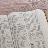 BIBLE NEG GROS CARACTERES RIGIDE BORDEAUX
