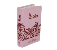 BIBLE SEGOND 21 COMPACTE "PREMIUM STYLE" SOUPLE TOILE ROSE AVEC ONGLETS