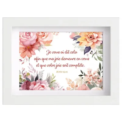 MON CADRE INSPIRATION - FLEUR AQUARELLE