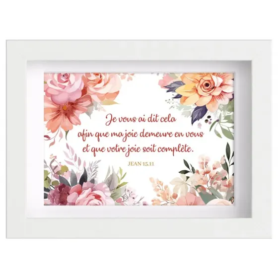 MON CADRE INSPIRATION - FLEUR AQUARELLE
