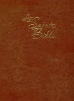 BIBLE SEGOND 1910 GROS CARACTERES SOUPLE TR. OR ONGLETS MARRON