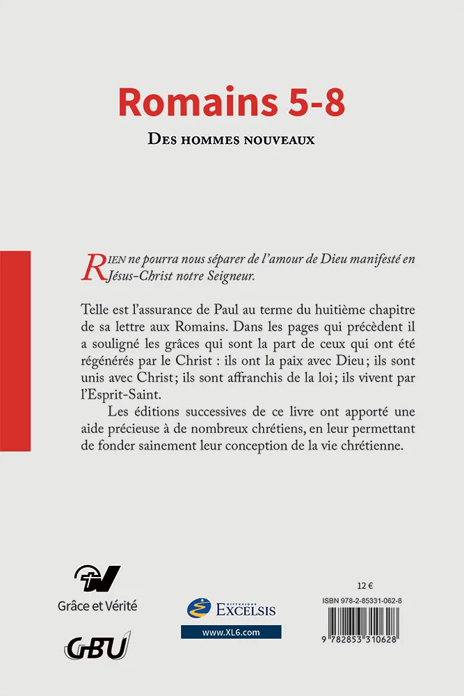 ROMAINS 5-8  DES HOMMES NOUVEAUX