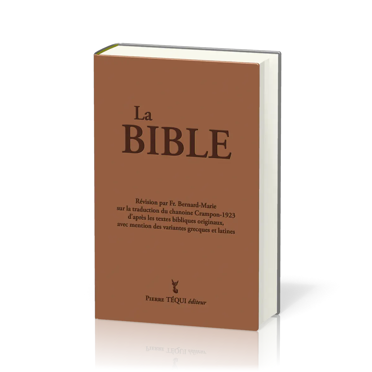 BIBLE CRAMPON 1923 REVISEE 2023 RIGIDE MARRON