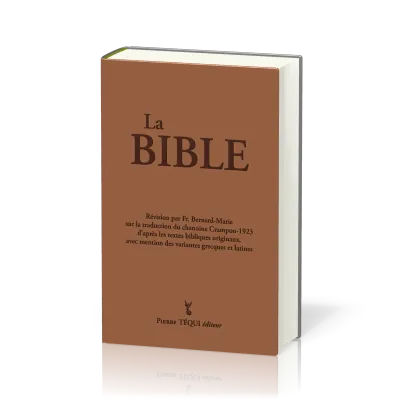 BIBLE CRAMPON 1923 REVISEE 2023 RIGIDE MARRON