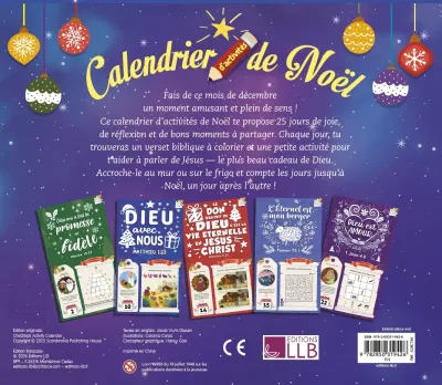 CALENDRIER D'ACTIVITES DE NOEL
