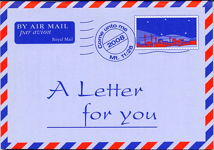 ANGLAIS UNE LETTRE POUR VOUS