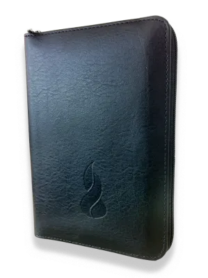 BIBLE NEG MINIATURE FIBROCUIR TR. OR FERM. ECLAIR NOIR