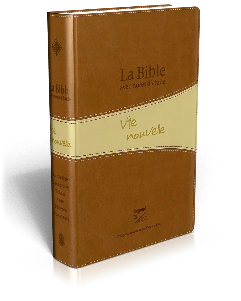 BIBLE SEGOND 21 VIE NOUVELLE SOUPLE DUO BRUNE AVEC BOITIER