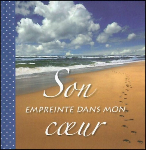 SON EMPREINTE DANS MON COEUR - MINI LIVRE