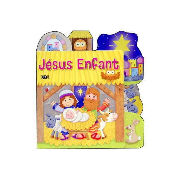 JESUS ENFANT AVEC ONGLETS - CARTONNE