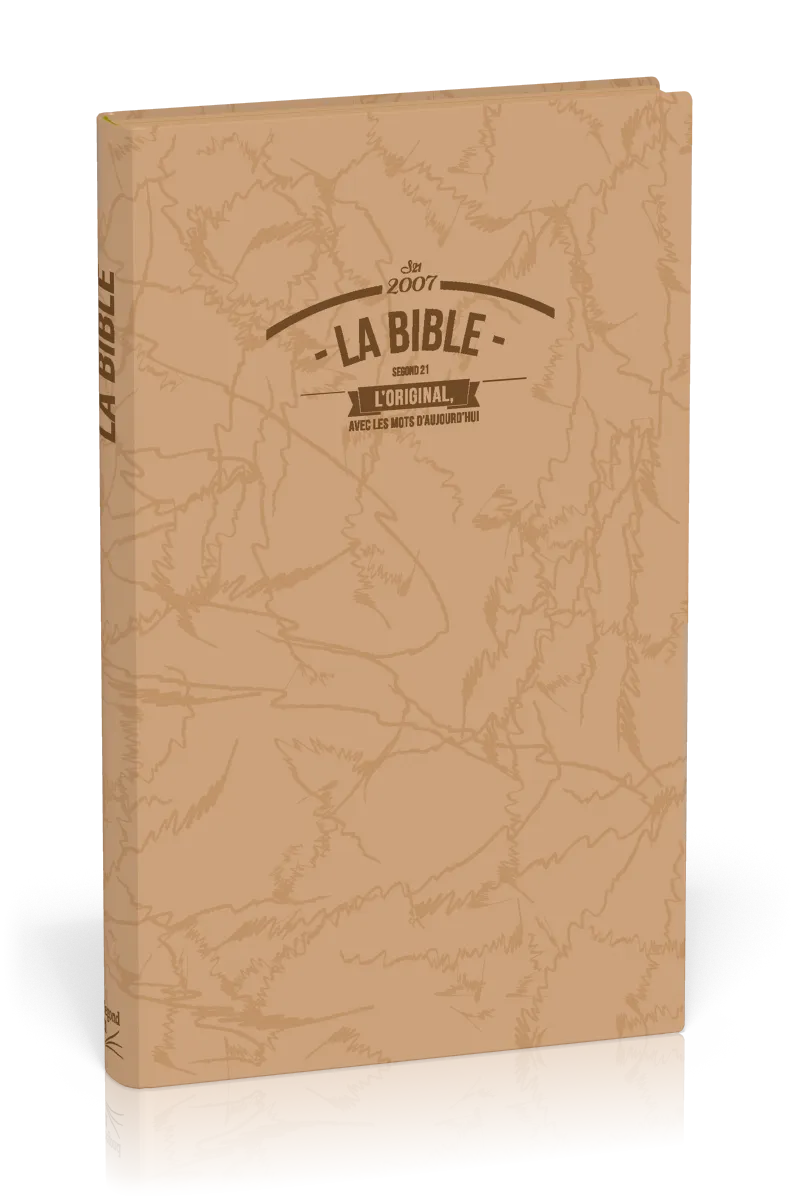 BIBLE SEGOND 21 SLIM SOUPLE SIMILICUIR BEIGE