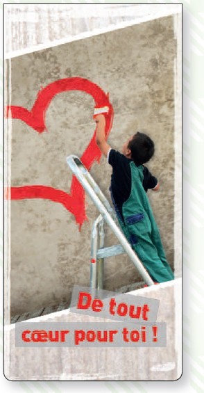 MARQUE-PAGE MAGNET DE TOUT COEUR AVEC TOI