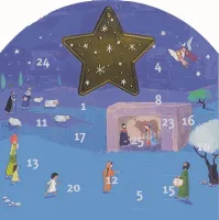 ETOILE DE NOEL ET LE CALENDRIER DE LA CRECHE