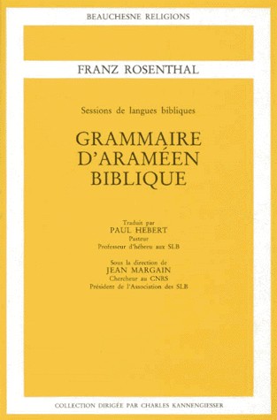 GRAMMAIRE D'ARAMEEN BIBLIQUE
