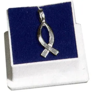 PENDENTIF ICHTUS ARGENT MASSIF 18MM