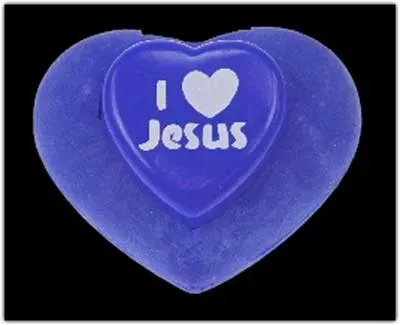 GOMME COEUR AVEC SON TAILLE CRAYON BLEU