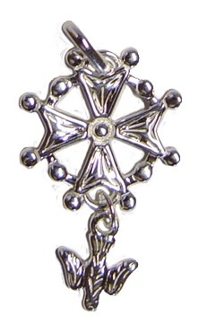 CROIX HUGUENOTE ARGENT 12MM - 4101