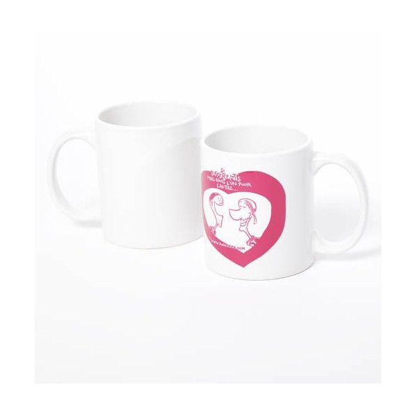 MUG SI DIFFERENTS MAIS FAITS L'UN POUR L'AUTRE