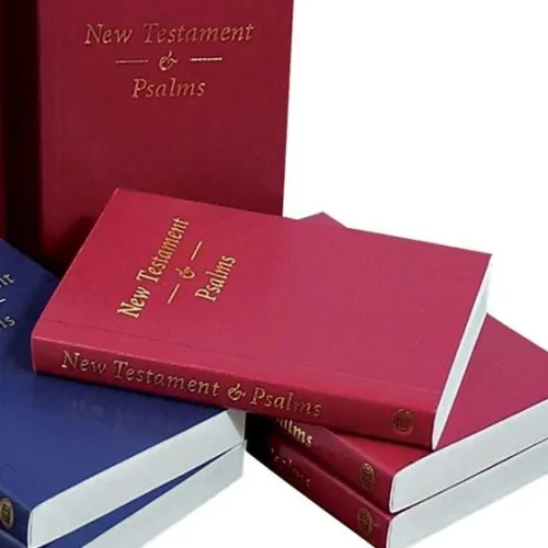 ANGLAIS NOUVEAU TESTAMENT PSAUMES KJV 42A MINI ROUGE -