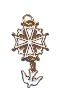 MINI PENDENTIF CROIX HUGUENOTE EMAIL 47151
