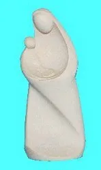 VIERGE ET ENFANT 12.5CM WB880