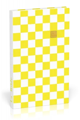 BIBLE SEGOND 21 SLIM SOUPLE DAMIERS JAUNE