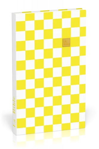 BIBLE SEGOND 21 SLIM SOUPLE DAMIERS JAUNE