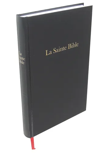 BIBLE DARBY MOYEN SKIVERTEX NOIR TRANCHE BLANCHE