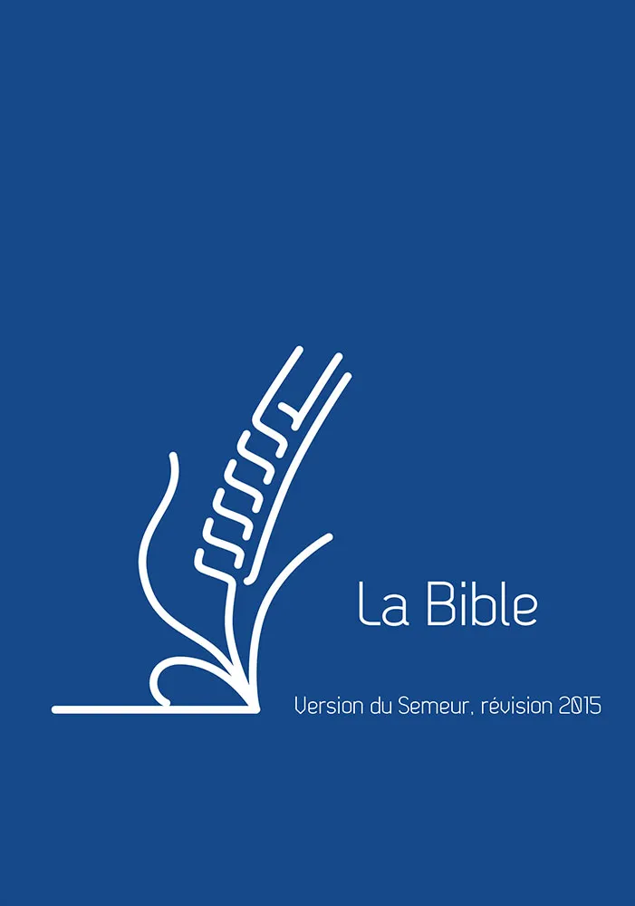 BIBLE SEMEUR 2015 POCHE VIVELLA SOUPLE BLEUE + ZIP