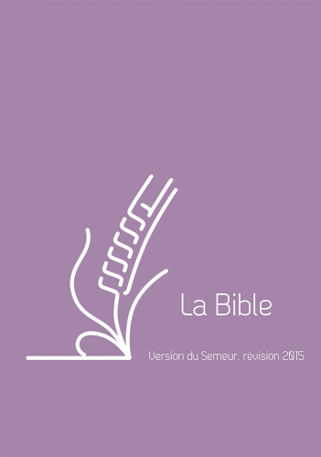 BIBLE SEMEUR 2015 POCHE VIVELLA SOUPLE VIOLETTE + ZIP