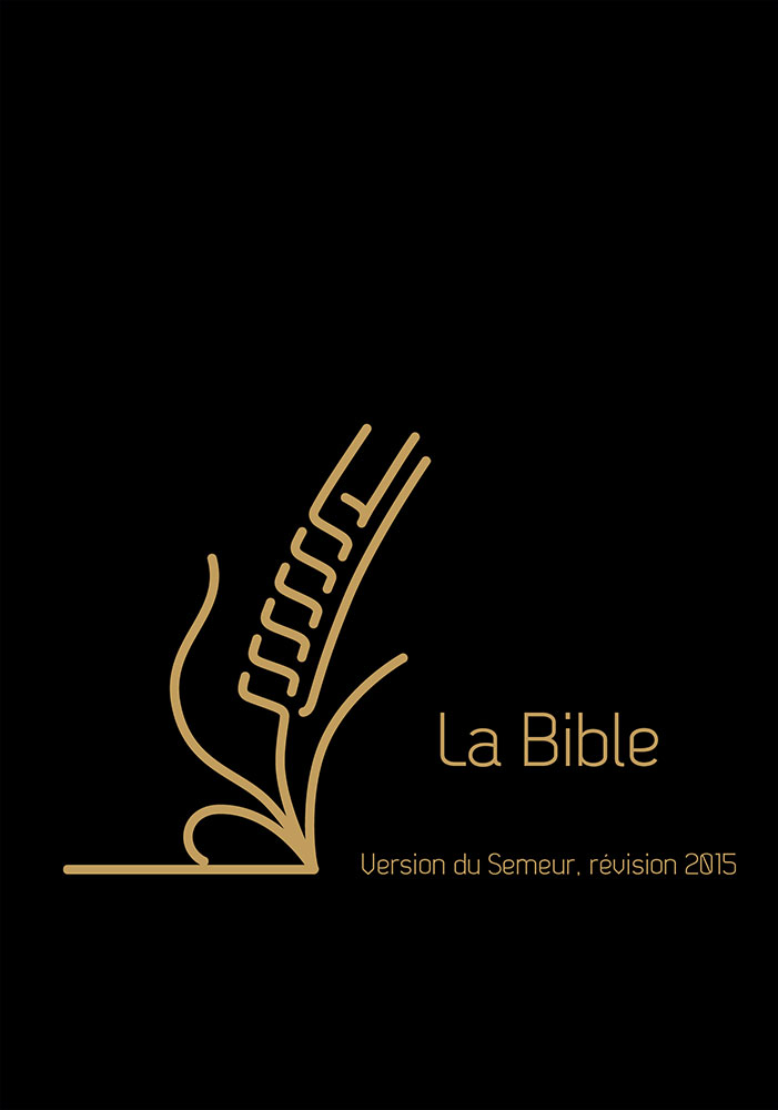 BIBLE SEMEUR 2015 POCHE SOUPLE CUIR VACHETTE TR OR + ZIP