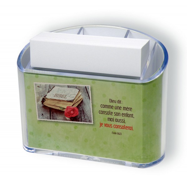 PORTE-CRAYONS BLOC NOTE MOT D'ORDRE 2016