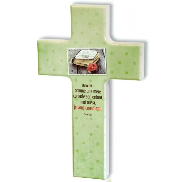 CROIX BOIS MOT D'ORDRE 2016 9X15 CM