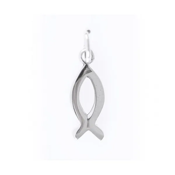 PENDENTIF ICHTUS ARGENT STERLING 1.2CM