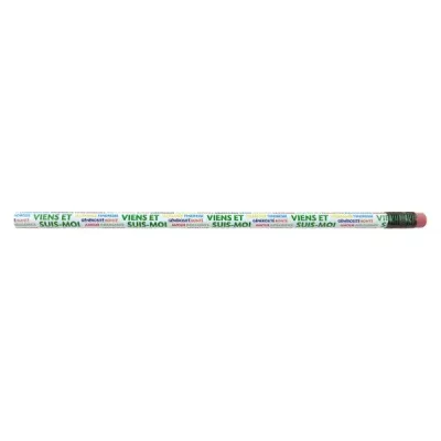 CRAYON DE PAPIER "VIENS ET SUIS MOI" AVEC GOMME