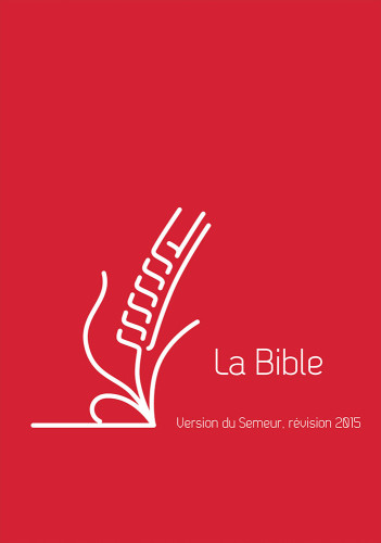 BIBLE SEMEUR 2015 RIGIDE RENFORCEE LIN ROUGE