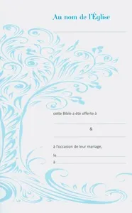 LIVRET DE MARIAGE AU NOM DE L'EGLISE PT FORMAT
