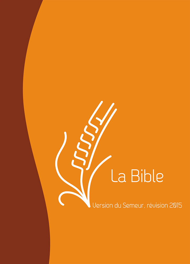 BIBLE SEMEUR 2015 SOUPLE VIVELLA DUO MARRON ORANGE