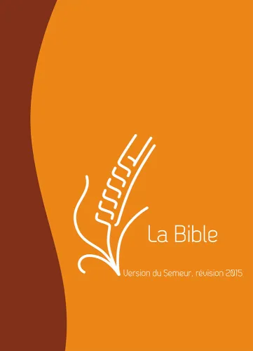 BIBLE SEMEUR 2015 SOUPLE VIVELLA DUO MARRON ORANGE