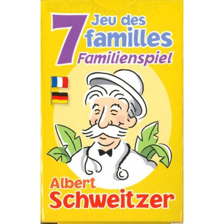 JEU DE CARTES 7 FAMILLES ALBERT SCHWEITZER