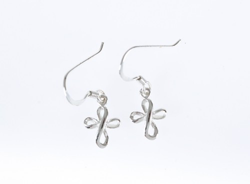 BOUCLES D'OREILLES ARGENT STERLING 1 CM